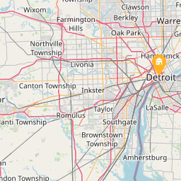 Huge Apartment, Sleeps 6, Downtown Detroit on the map